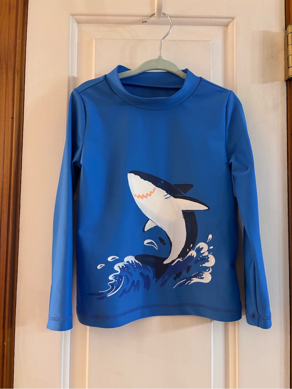 Carter's Blue Shark Long-Sleeve Rashguard